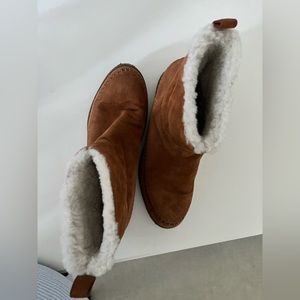 Jenni Kayne Brown Shearling Boots